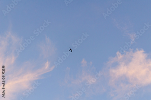 plane in the sky © Аня Ивановская