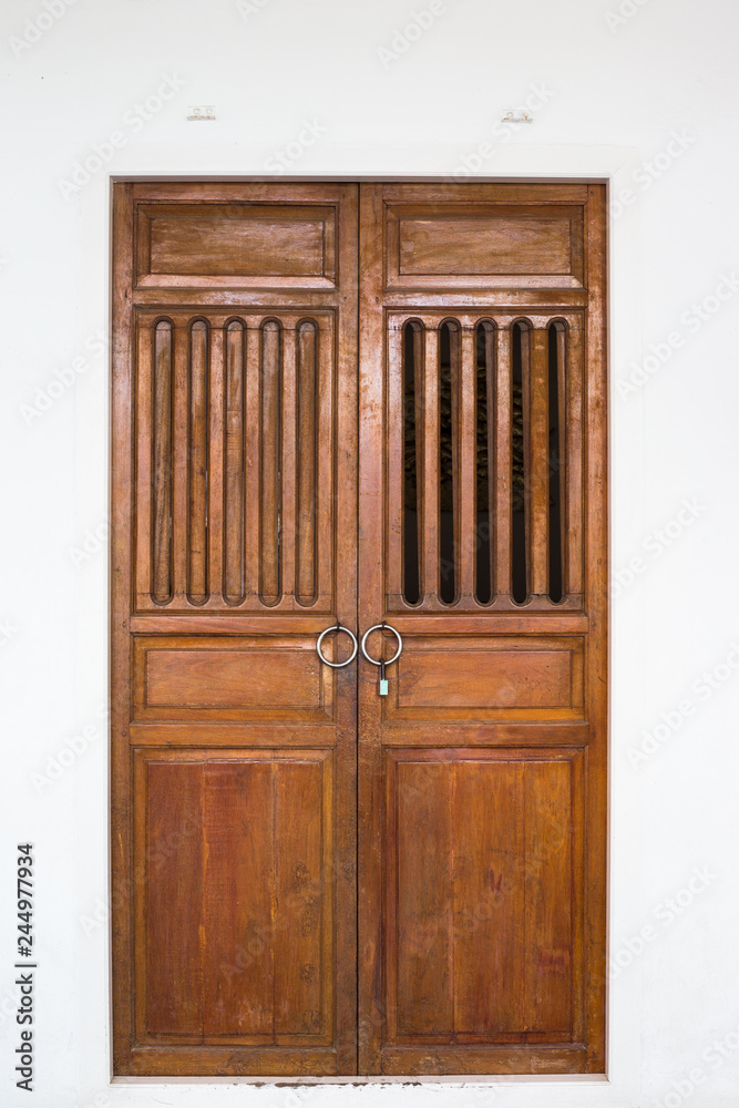 wooden door white background wooden door white background