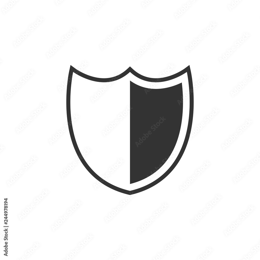 Shield icon graphic design template vector Shield icon graphic design template vector