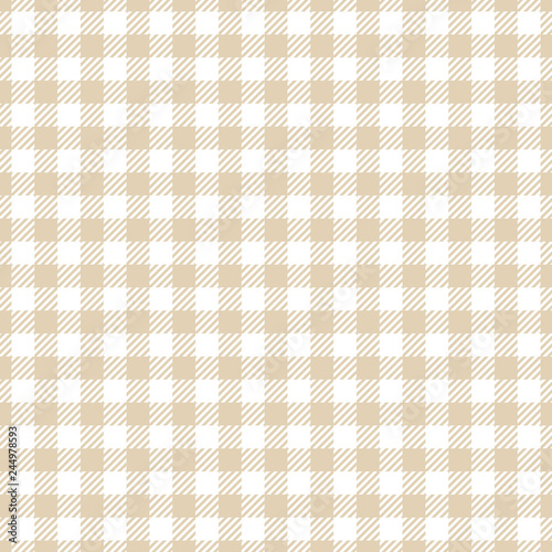 Seamless Check Pattern Beige/White