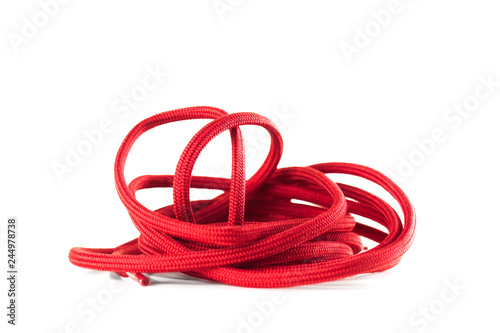 red shoe laces