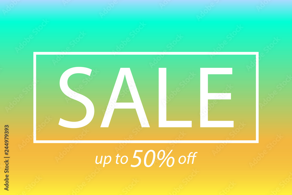 Obraz premium Sale banner. Final promo background. Vector illustration. Hot Summer Sales design. Eps 10.