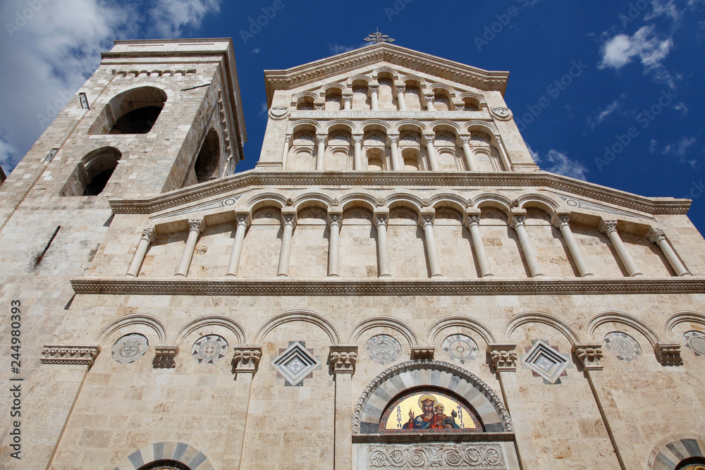 Facciata della Cattedrale di Santa Maria a Cagliari