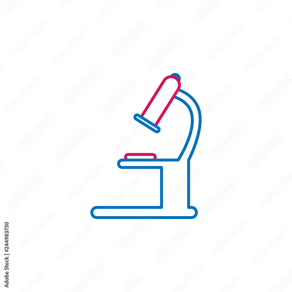 Medical, microscope colored icon. Element of medicine illustration. Signs and symbols icon can be used for web, logo, mobile app, UI, UX