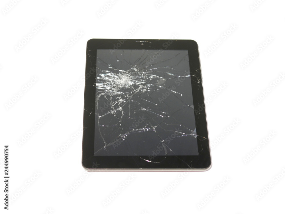 tablet pc with blank screen isolated on white tablet pc with blank screen isolated on white