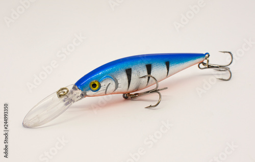 A spoon for active predatory fish. Fishing gear. photo