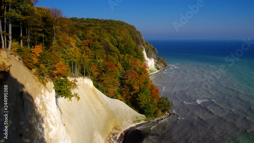 Ruegen Kreidekueste im Herbst