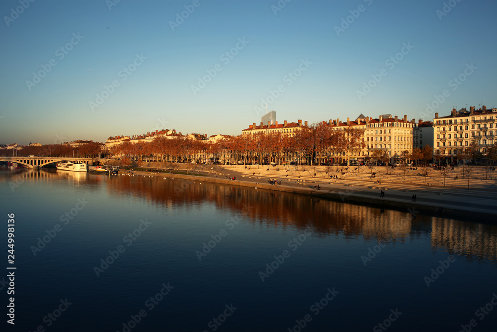 River Rhône, Lyon, France