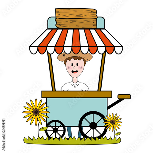 Isolated food cart design