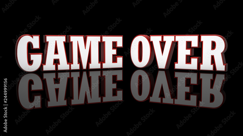 Fototapeta premium Game over