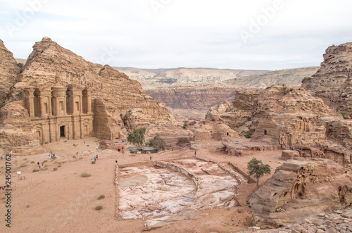 Ad-Dayr ( The Monastery ) in Petra, Jordan