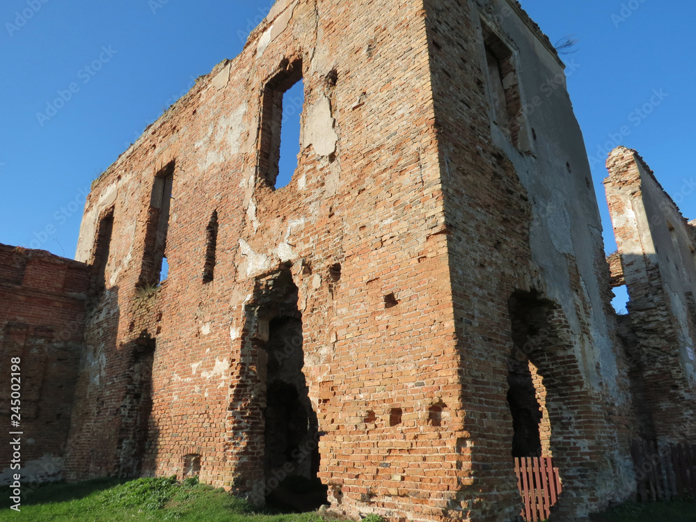 ruins of old castle ruins of old castle