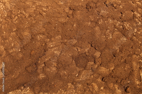 Textured background of crusty dried mud.