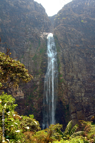 Brazilian waterfalls in Minas Gerais. The largest fresh water reserve on the planet