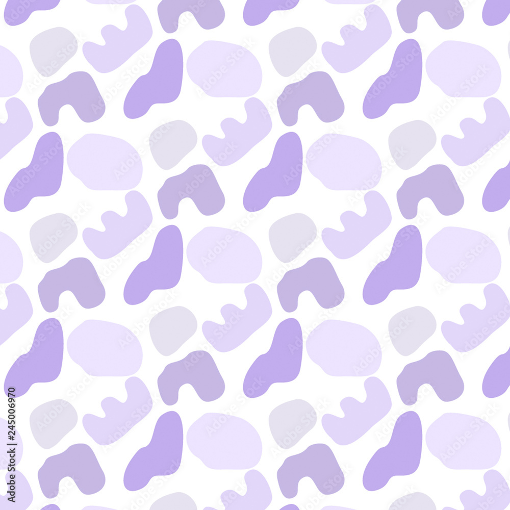 Violet stylish digital geometric background with different shapes.	