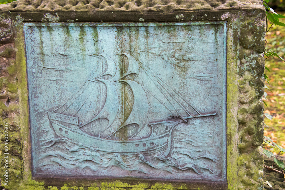 Grabstein eines Seefahrers