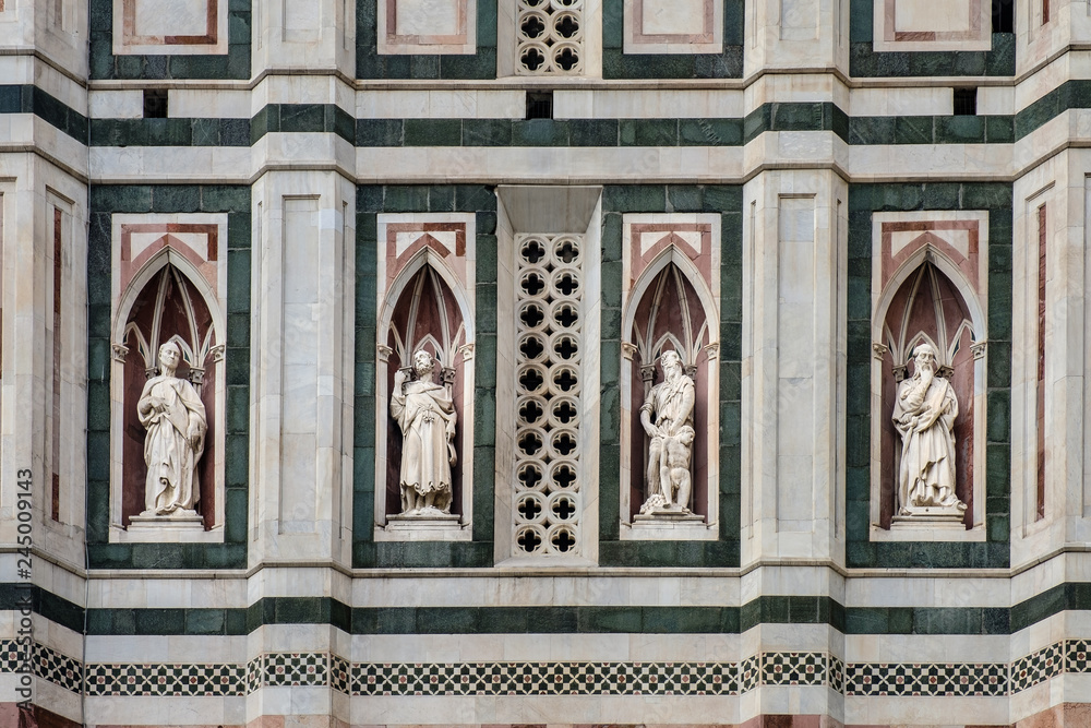 Firenze, Particolari Campanile di Giotto