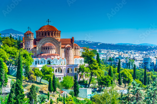 Saint Paul cathedral in Thessaloniki, Greece photo
