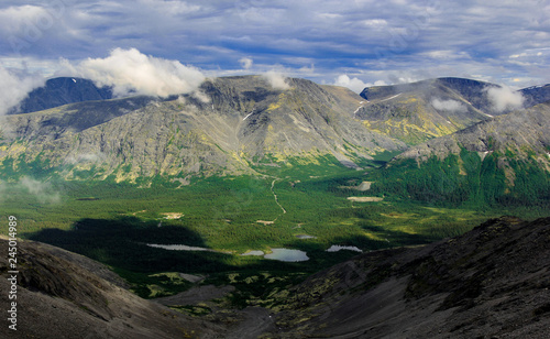 lake in Khibinys mountains 