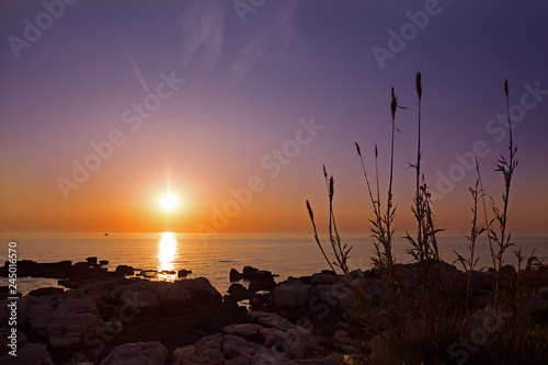 sunset on beach