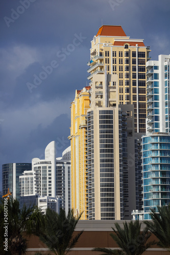 Highrise condos Sunny Isles Beach Florida © Felix Mizioznikov