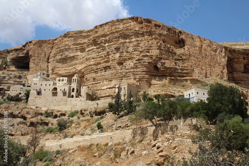 Wadi Qelt  saint George Koziba near Jericho