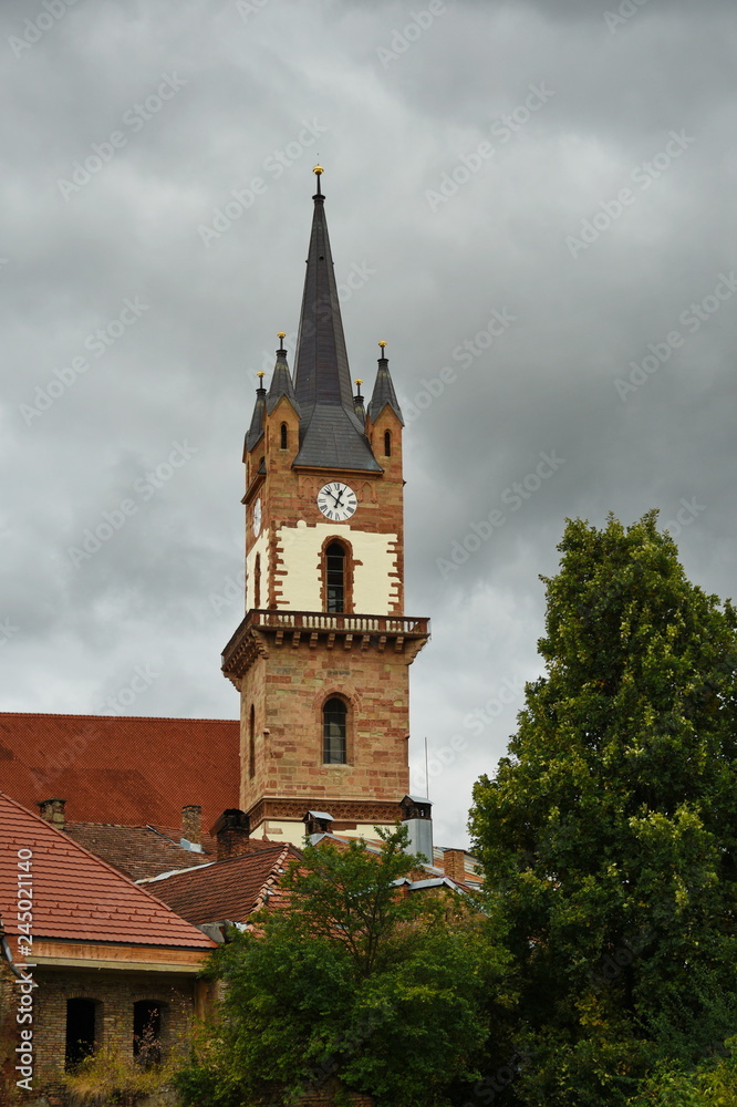 Bistrita,Romania- Evangelical Church Tower