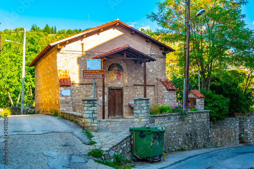 Ayioi Apostoloi Eleousas church in Kastoria, Greece photo