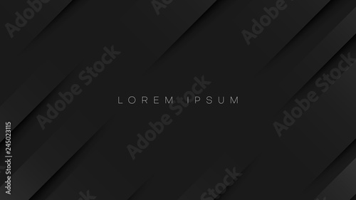 Black abstract paper background. photo