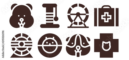  hamster icon set