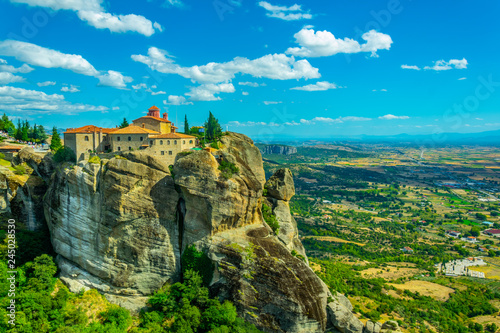 Monastery of St. Stephen at Meteora, Greece photo