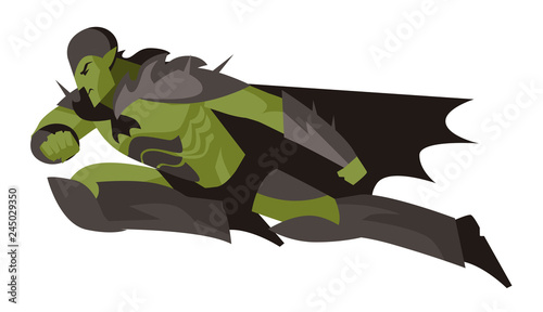 evil green comic villain