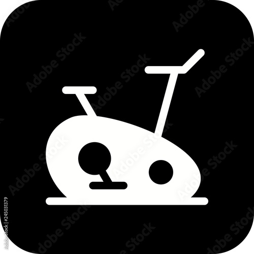 Vector Exercise Bike Icon