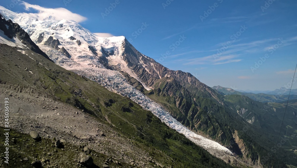 Glacier des Bossons Chamonix montagne \ mountain 