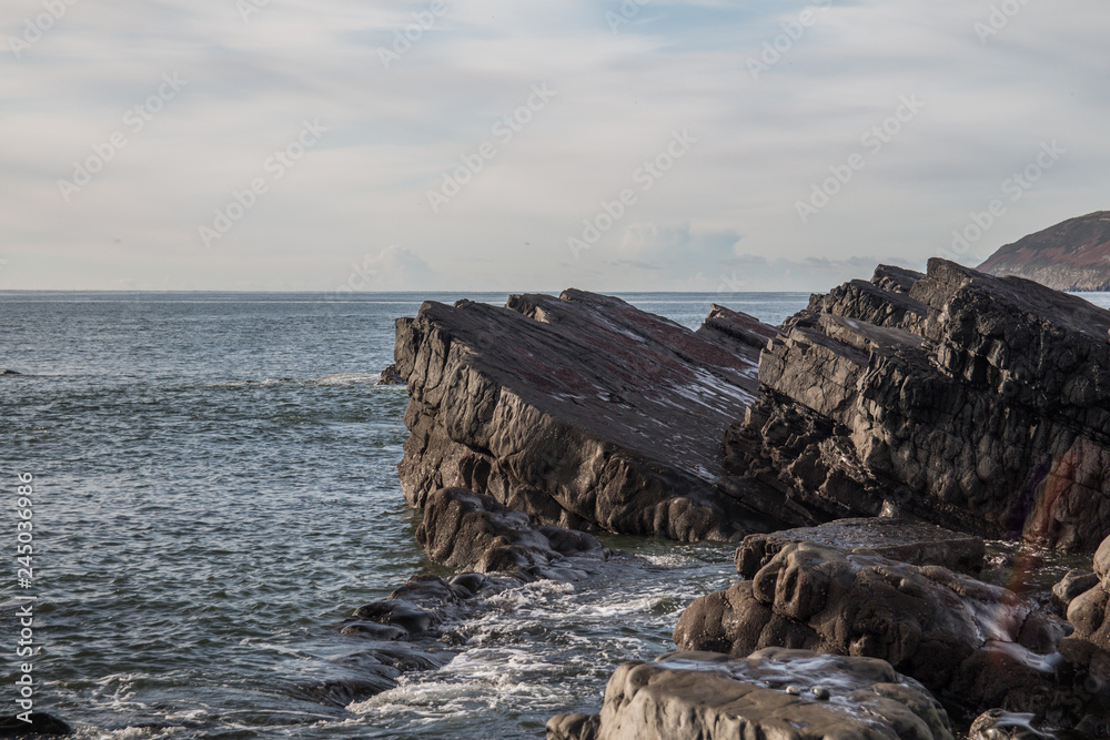 rocks in sea