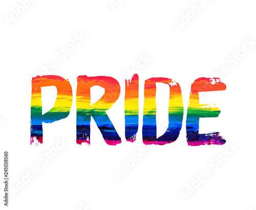 Gay Pride Word Concept