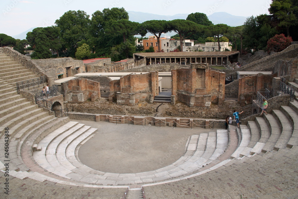 Teatro Romano en Pompeya