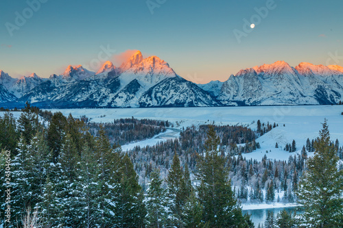 First Light on the Peaks