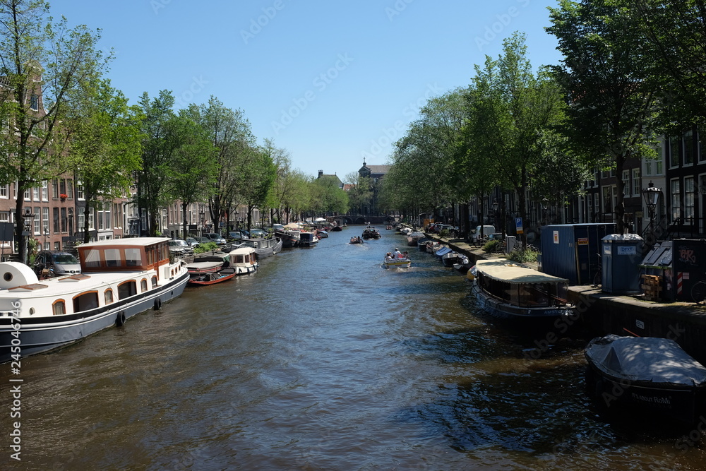 Canal à Amsterdam
