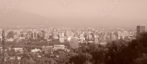 Quadro su tela Santiago del cile