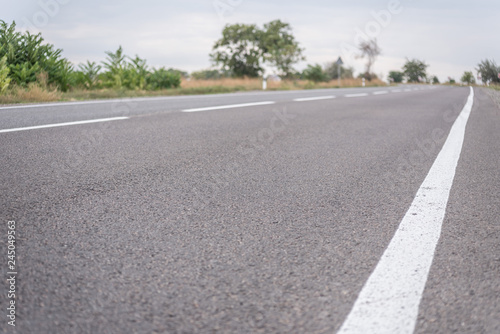 Wallpaper Mural Asphalt road with road markings Torontodigital.ca