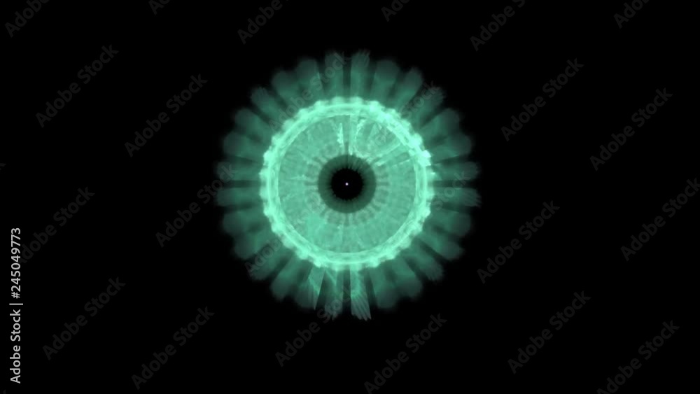 Abstract fractal forms morph and oscillate (Loop) Abstract fractal forms morph and oscillate (Loop)