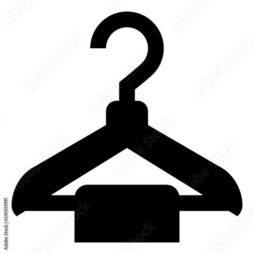 Hanger Closet Clothing Vector Icon.eps
