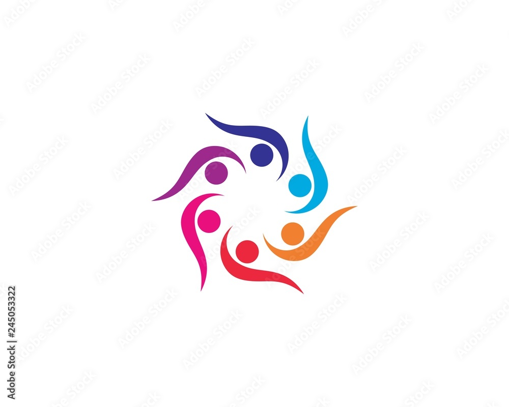 Obraz premium community care Logo