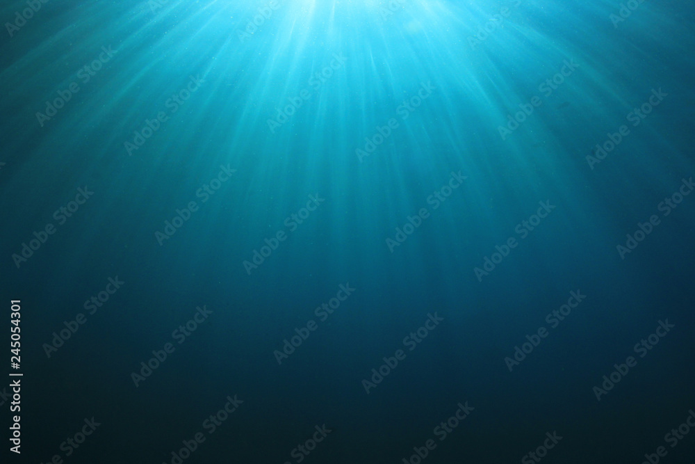 Sunlight underwater 