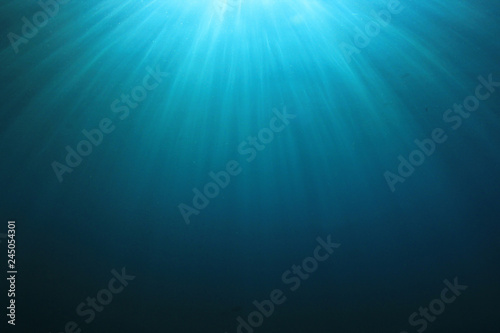 Sunlight underwater 
