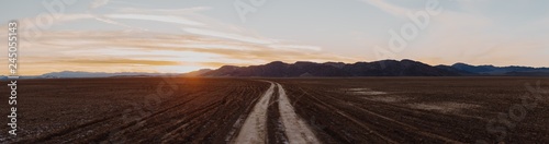 Desert Road at Sunset © Ben Dominguez