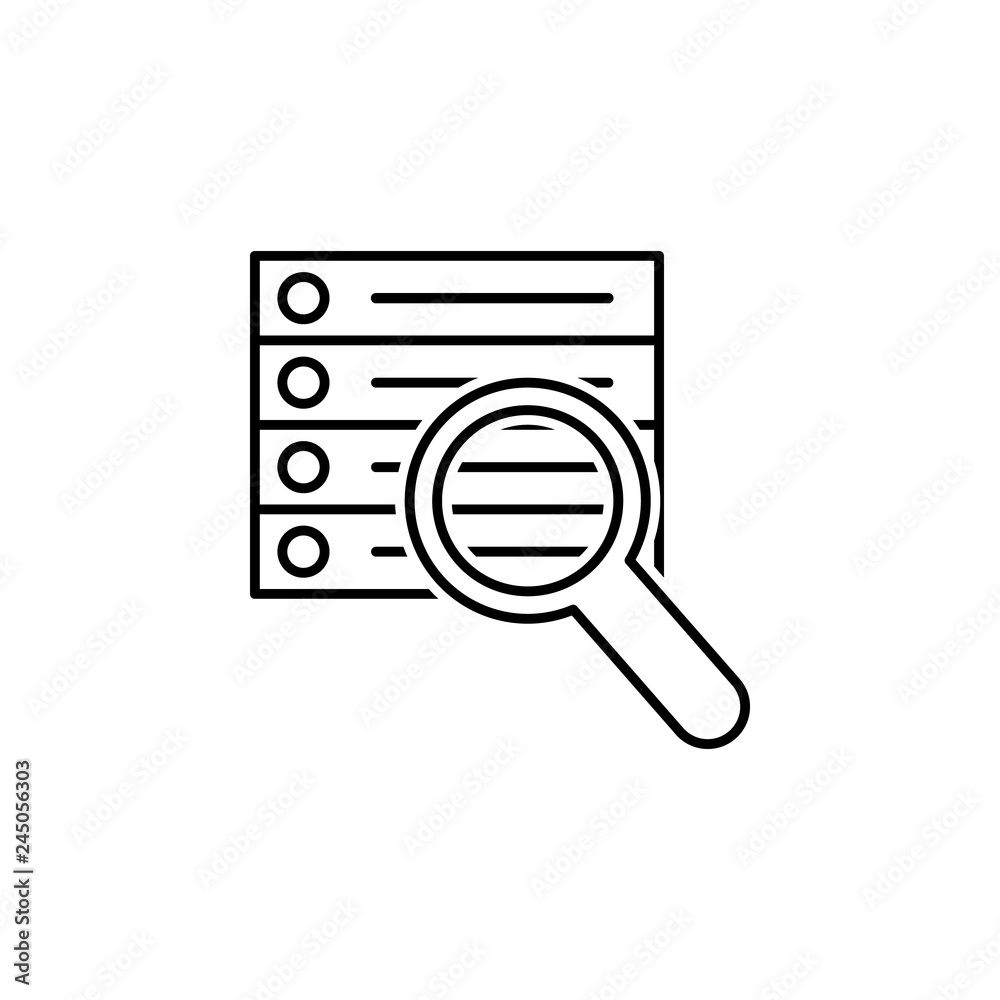 data, database icon. Element of technological data icon for mobile concept and web apps. Thin line data, database icon can be used for web and mobile data, database icon. Element of technological data icon for mobile concept and web apps. Thin line data, database icon can be used for web and mobile