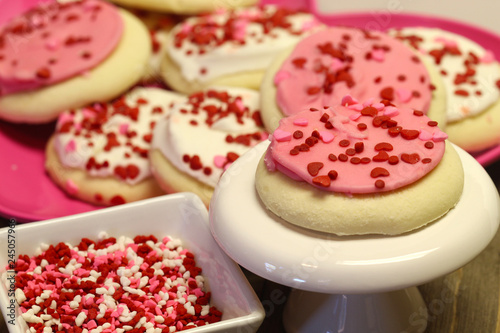 Valentine cookies photo