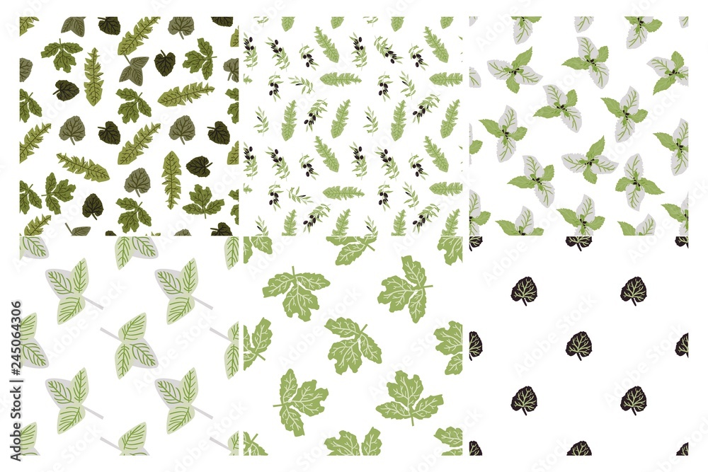 Leaves seamless pattern for your design Leaves seamless pattern for your design